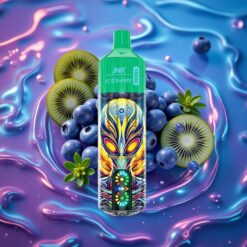 Borůvka Kiwi JNR Alien Max 18000 Puffs Duální Síťové Cívky & Rychlé Nabíjení Type-C