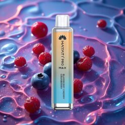 Borůvka Třešeň Brusinka Hayati Pro Max 4000 Puffs Jednorázová Vape s 1400mAh baterií a LED světlem