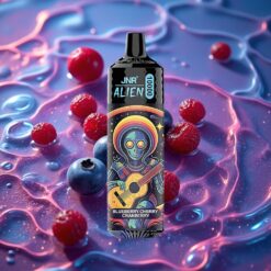 Borůvka Třešeň Brusinka JNR Alien 10000 Puffs s 850mAh Baterií a Typ-C Rychlým Nabíjením