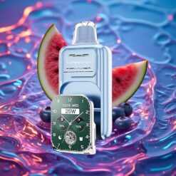 Borůvka Vodní Meloun JNR Vape Watch 30000 Puffs Dual Mesh Coil 19mL