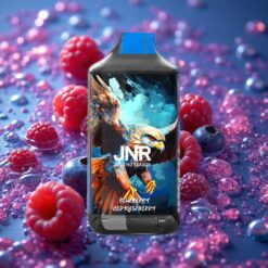 Borůvka Červený Malina JNR Falcon 16000 Puffs 850 mAh 22ml Dual Mesh Coil