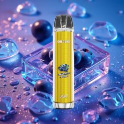 Borůvka na Ledu JNR Gold380 6000 Puffs Jednorázová Vape 1500mAh