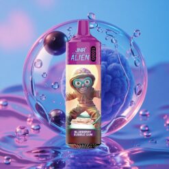 Borůvkový Bublinkový JNR Alien 10000 Puffs s LED (RGB) světly a Typ-C rychlé nabíjení