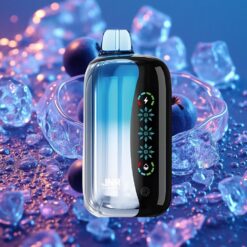 Borůvkový Led JNR Flex Ice 21000 Puffs Nastavitelný Led a Dvojité Pletivo