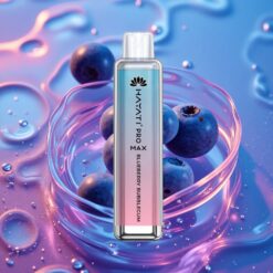 Borůvková žvýkačka Hayati Pro Max 4000 Puffs Nabíjecí baterie 1400mAh LED světlo