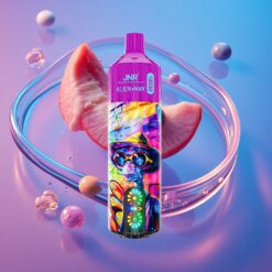 Broskev Borůvkový Bonbón JNR Alien Max 18000 Puffs s Dual Mesh Coil & Dual Core a Smart LED Display