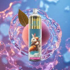 Broskev Led JNR Rocket-X 12400 Puffs s Nastavitelným Průtokem Vzduchu a Typ-C Rychlým Nabíjením