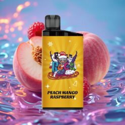 Broskev Mango Malina IGET Bar 3500 Puffs Jednorázová Vape s 1400 mAh baterií