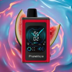 Broskev Mango Meloun JNR PhoneVape 30000 šluků Plně Nabíjecí Baterie 850mAh Typ-C Jednorázová Vape