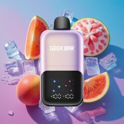Broskev Mango Vodní Meloun Led GEEK BAR 2GO 50000 Puffs Interaktivní Velký Displej