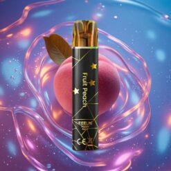 Broskvový JNR Black&Golden 600+200 Puffs 800 Puffs Bez Nabíjení