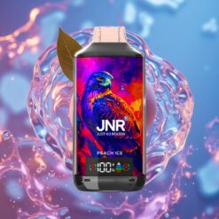 Broskvový Led JNR Falcon X 18000 Puffs 24ml Duální Mřížkové Cívky