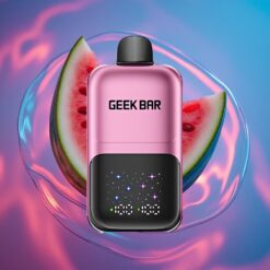 Broskvový & Melounový GEEK BAR 2GO 50000 Puffs Dvě Řady Jednorázová Vape Pen s 20ml Dual Tanks a Nastavitelnými Příchutěmi