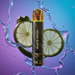 Citrón & Limetka JNR Black&Golden 800 Puffs Jednorázová Vape