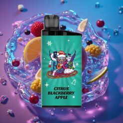 Citrónová Ostružina Jablko IGET Bar 3500 Pofy Jednorázová Vape PC+ALU