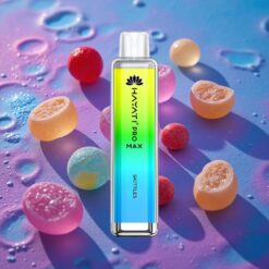 Duha (Skittles) Hayati Pro Max 4000 Puffs Jednorázová Vape s 2ml nádrží a 10ml automatickým doplňováním