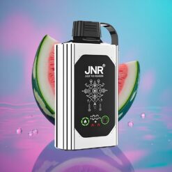 Dvojitý Meloun Máta JNR Shisha Hookah Box 20500 Puffs Jednorázová Vape s HD Displejem a Dvojitým Mesh Coilem