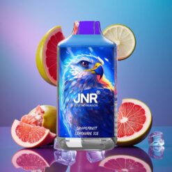 Grepfruitová Citronádová Ledová JNR Falcon 16000 Puffs 22ml Dual Mesh Coil