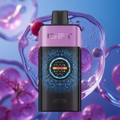 Hroznový Chupa Chups IGET ONE 12000 Puffs Jednorázová Vape s 2700 mAh Baterií a Velkým Zakřiveným Barevným Displejem