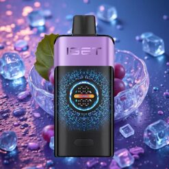 Hroznový Led IGET ONE 12000 Puffs Jednorázová Vape s Velkým Zakřiveným Barevným Displejem a 2700 mAh Baterií