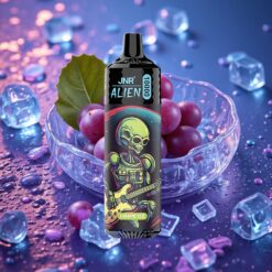 Hroznový Led JNR Alien 10000 Puffs s 20ml E-liquid a RGB světly