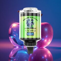 Jablko JNR Mega Shisha 100K Stolní Kompatibilita Dvě Jablka 100 000 Puffs 60ml Kapacita