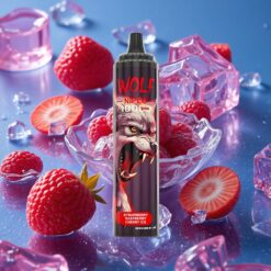 Jahoda Malina Višňový Led JNR Wolf Niplo 10000 Puffs 20ml 650mAh