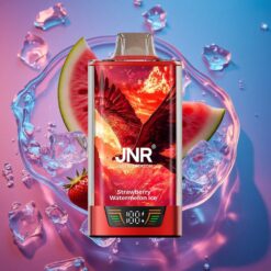 Jahoda Meloun Led JNR Falcon Pro 28000 Jednorázová Vape s 30ml Předplněnou Nádobkou a 950mAh Baterií