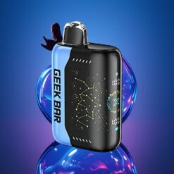 Jahoda-Modrá GEEK BAR Pulse X 25000 Puffs 0 Nikotinu s 18mL Náplní a Duální Síťovou Cívkou