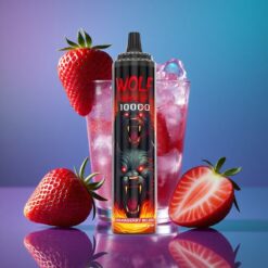 Jahoda Mojito JNR Wolf Niplo 10000 Puffs 20ml