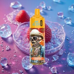 Jahodový Bonbón Led JNR Alien 10000 Puffs s 850mAh Baterií a RGB Světly