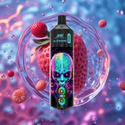 Jahodová Hubba Bubba JNR Alien Max 18000 Puffs Dvojité Síťové Cívky & Typ-C Rychlé Nabíjení