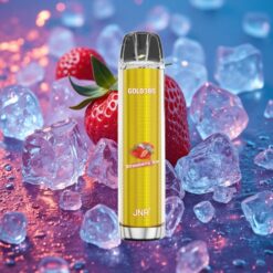 Jahodový Led JNR Gold380 6000 Puffs 1500mAh 13ml