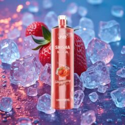 Jahodový Led JNR Shisha Hookah 12000 Puffs 24ml/750mAh
