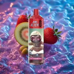 Kiwi Jahoda JNR Alien 10000 Puffs s RGB LED a 20ml E-liquid