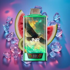 Kiwi Melounový Led JNR Falcon Pro 28000 Jednorázová Vape s 28000 Potahy a USB Typ-C Nabíjením