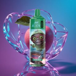 Kyselé jablko JNR Alien 10000 Puffs s 850mAh baterií a 20ml náplní