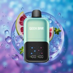 Mátový Ledový GEEK BAR 2GO Dvě Řady 50000 Puffs s Nabíjecím Akumulátorem