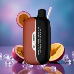 Marakuja Mango Smoothie IGET Moon K5000 Puffs Jednorázová Vape s až 5000 potaženími a velikostí 49,5x25,3x99,4 mm
