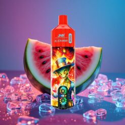 Melounový Led JNR Alien Max 18000 Puffs s Duálním Mesh Coilem a Typem-C Rychlým Nabíjením