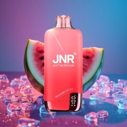 Melounový Led JNR Rainbow 10500 Puffs Jednorázová Vape s 18ml Nádrží a USB-C Nabíjením