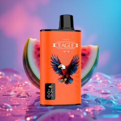 Melounová bublinková žvýkačka JNR EAGLE Smart 23000 Puffs s 25ml e-Kapalinou a 1.0ohm Mesh Cívkou