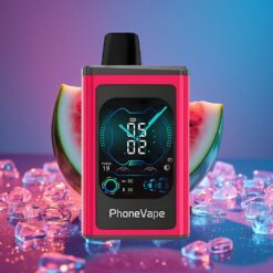 Melounový led JNR PhoneVape 30000 šluků Nabíjecí baterie 850mAh Plná obrazovka