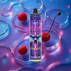 Modrá Malina Třešeň JNR Calavera 11000 Puffs s 850 mAh Baterií a 21ml Náplní