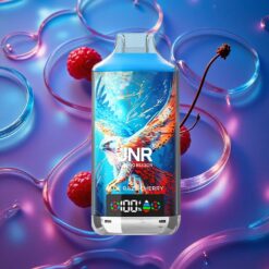 Modrá Malina Třešeň JNR Falcon X 18000 Puffs 24ml Duální Mřížkové Cívky