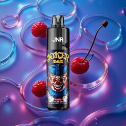 Modrá Malina Třešeň JNR Joker 24000 Puffs Dobíjecí Typ-C Viditelná Hladina E-liquidu