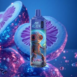 Modrá malina led JNR Alien 10000 Puffs s 850mAh baterií a RGB světly