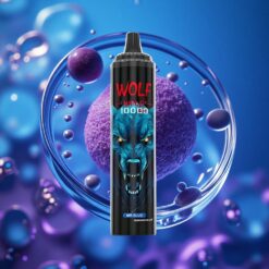 Mr Modrá JNR Wolf Niplo 10000 Puffs 20ml 0 %/2 %/5 % Nikotinu