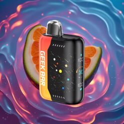 Oranžový Drak GEEK BAR Pulse X 42K Šluků Meteor Edition Dual Mesh Coil