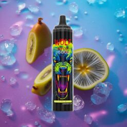 Passion Kiwi Guava JNR Wolf Niplo 10000 Puffs 20ml Typ-C rychlé nabíjení